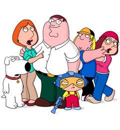 family guy movie depiction