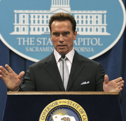 arnold schwarzenegger terminator salvation cameo. Arnold Schwarzenegger will not