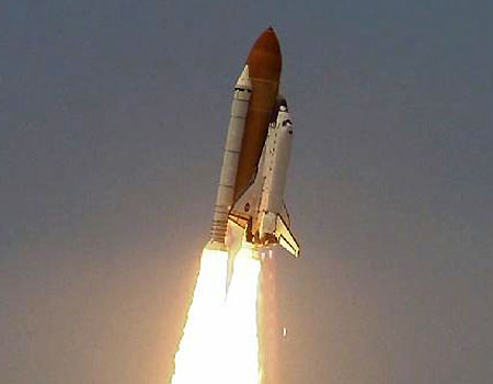 space shuttle launch. space shuttle Atlantis as