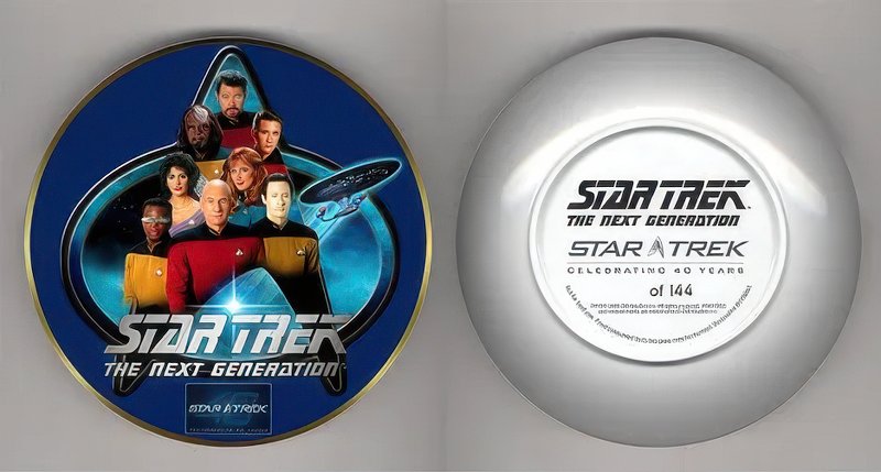 Star Trek: The Next Generation plate