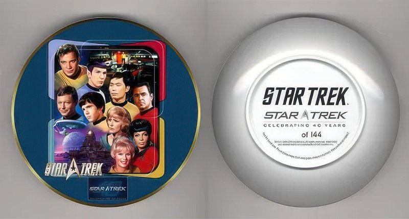 Collector Alert!  STAR TREK Plates Are Back, But Limited