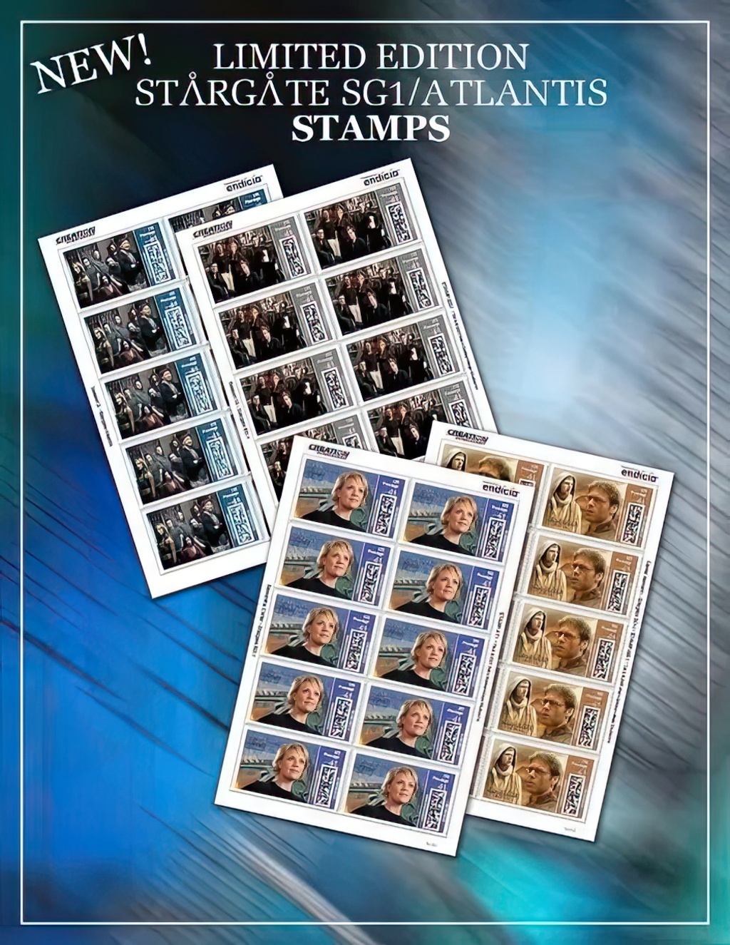 Limited Edition Stargate SG-1 / Atlantis Stamps