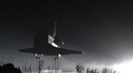 Shuttle Makes Night Landing