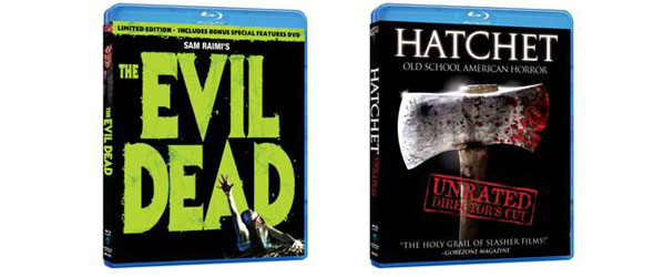 Evil Dead/Hatchet Blu-Ray Prize Pack