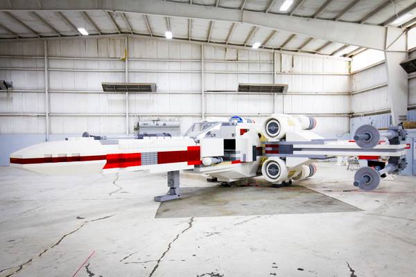 LEGO Builds Scale Model X-Wing