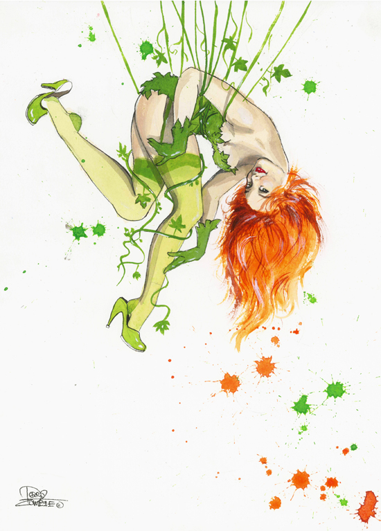 DC Girls Pin-up: Poison Ivy