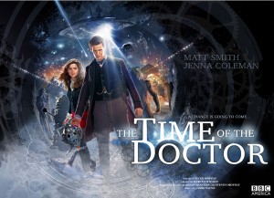 The Time of the Doctor, Clara (Jenna Coleman) and the Doctor (Matt Smith) Photo Credit: RAY BURMISTON/LEE BINDING, © BBC/BBC WORLDWIDE 2013