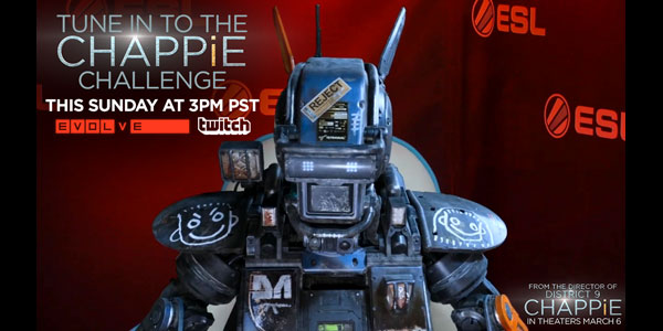 “Chappie Challenge” Live Gaming Event Watch the Finals live on Twitch TV with $15,000 at stake