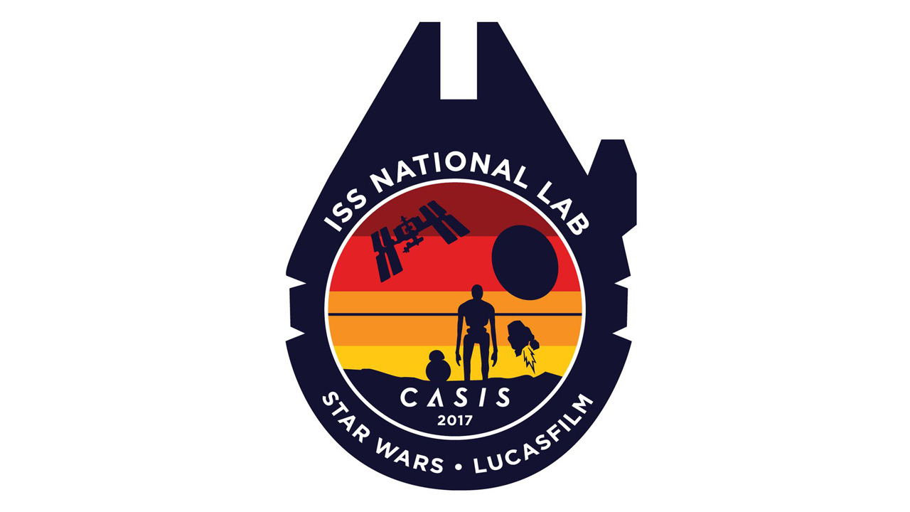 2017 ISS CASIS Mission Patch features Star Wars Droids
