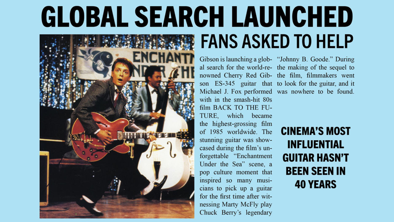 Searching for the lost “Back to the Future” Gibson guitar