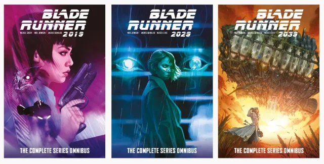 Blade Runner 2019, 2029, 2039 Omnibus covers