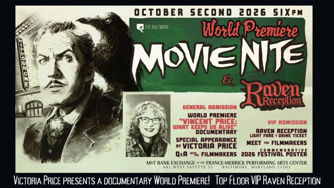 Poe Fest Movie Night: Vincent Price: What Keeps Us Alive World Premiere